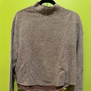 Socialite Textured Mauve Sweater